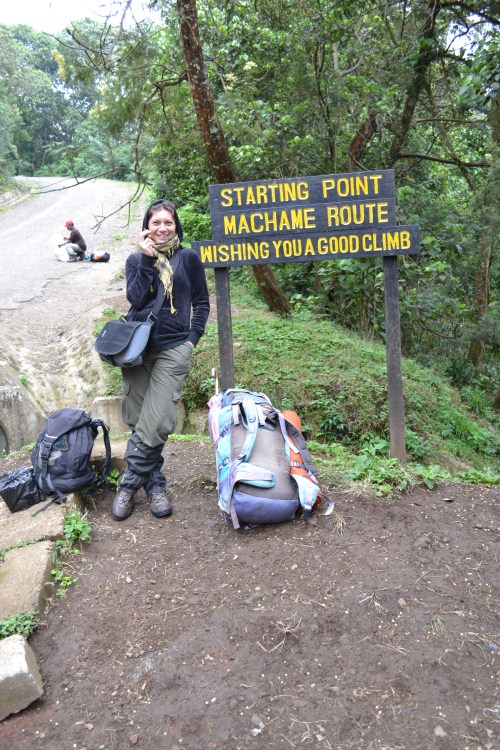 Contente d'être là!